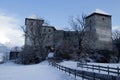 Kaprun Castle in winter, Austria Royalty Free Stock Photo
