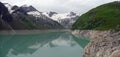 Kaprun Dam, Mooserboden lake Royalty Free Stock Photo