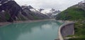 Kaprun Dam, Mooserboden lake Royalty Free Stock Photo