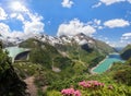 Kaprun High Mountain Reservoirs - Zell am See-Kaprun with beautiful nature,Salcburger land, Austrian Alps Royalty Free Stock Photo