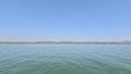 Kaptai Lake in Rangamati view of the horizon after sunrise