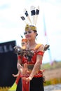 Opening Dance Typical of Borneo Dayak, Indonesia