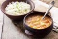 Kapustnyak - traditional Ukrainian winter soup with sauerkraut and millet