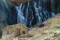 Kapuzbasi Waterfall in Kayseri Turkey Royalty Free Stock Photo