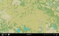 Kapyl District, Belarus. Topographic Humanitarian Royalty Free Stock Photo