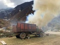 Karabakh war scene