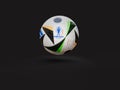 Karachi, Pakistan. 27 November. UEFA Euro Cup 2024 Soccer ball football Isolated background. Royalty Free Stock Photo