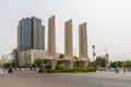 Karachi Teen Talwar Monument 82 Royalty Free Stock Photo