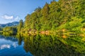 Karagol,Black lake,in Savsat,Artvin,Turkey Royalty Free Stock Photo