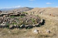 Karahunj. Prehistory megalith place. Armenia. Royalty Free Stock Photo