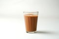 Karak Milk Chai famous indian tea on white background