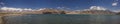 Karakol lake and in the background muztagh ata Royalty Free Stock Photo