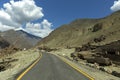 Karakoram Highway, Chillas, Diamer, Gilgit Baltistan, Northern Pakista Royalty Free Stock Photo