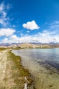 Karakul Lake along Karakorum Highway, Xinjiang, China. 3600m, it is the highest lake in Pamir Plateau. Royalty Free Stock Photo