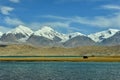 Karakul lake and Muztagh Ata