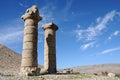 Karakus tumulus in area of Nemrut Dagi, east anatolia Royalty Free Stock Photo