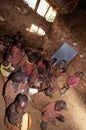 Karamojong children at school, Uganda