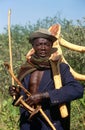 A Karamojong man, Uganda