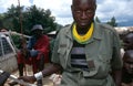 A Karamojong man, Uganda