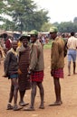 Karamojong villagers, Uganda Royalty Free Stock Photo