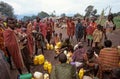 Karamojong villagers, Uganda