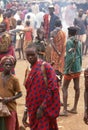 Karamojong villagers, Uganda Royalty Free Stock Photo