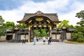 Nijo Castle, Karamon Gate, entrance gate to former imperial villa, Nijo-jo Castle, UNESCO World Heritage