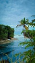 Karang Bolong Beach, with its powerful waves