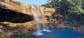 Karangsuri waterfall in Shillong Royalty Free Stock Photo