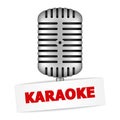 Karaoke Banner Royalty Free Stock Photo