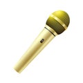 Karaoke golden microphone