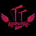 Karaoke party advertising poster, live music vector concert leaf
