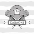 karaoke retro style Royalty Free Stock Photo