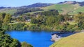 Karapiro lake dam Royalty Free Stock Photo