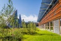 KARASJOK, NORWAY - JULY 24, 2016: The Sami Parliament Samediggi Royalty Free Stock Photo