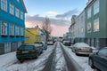 Karastigur Street in Reykjavik