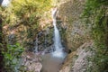 Karasu mine level dam waterfall