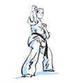 Karate fighter
