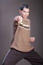 Karate fist punch Royalty Free Stock Photo