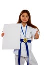Karate Girl Uniform