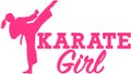 Karate girl