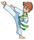 Karate Kick Boy