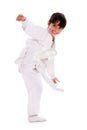 Karate Kid Royalty Free Stock Photo