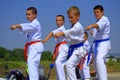 Karate kids demonstration