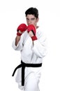 Karate male fighter young