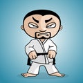 Karate man Royalty Free Stock Photo