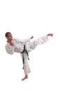Karate man Royalty Free Stock Photo