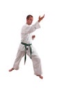 Karate man Royalty Free Stock Photo