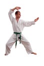 Karate man Royalty Free Stock Photo
