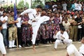 Karate martial arts street fight